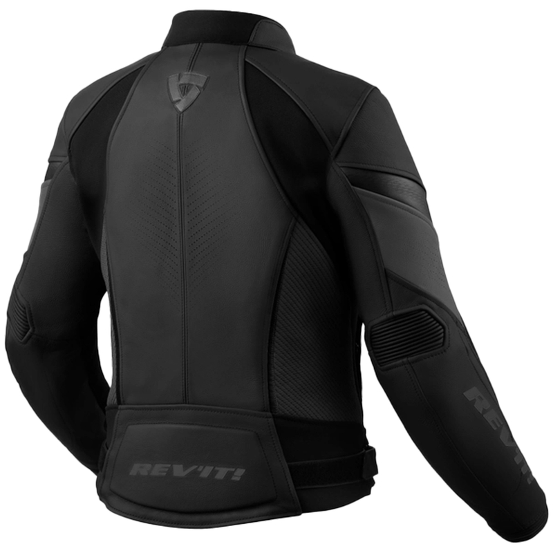 Damen Revit Xena 4 schwarz-anthrazit Lederjacke