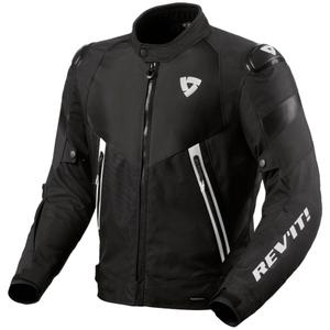 Motorradjacke Revit Control H2O schwarz-weiß
