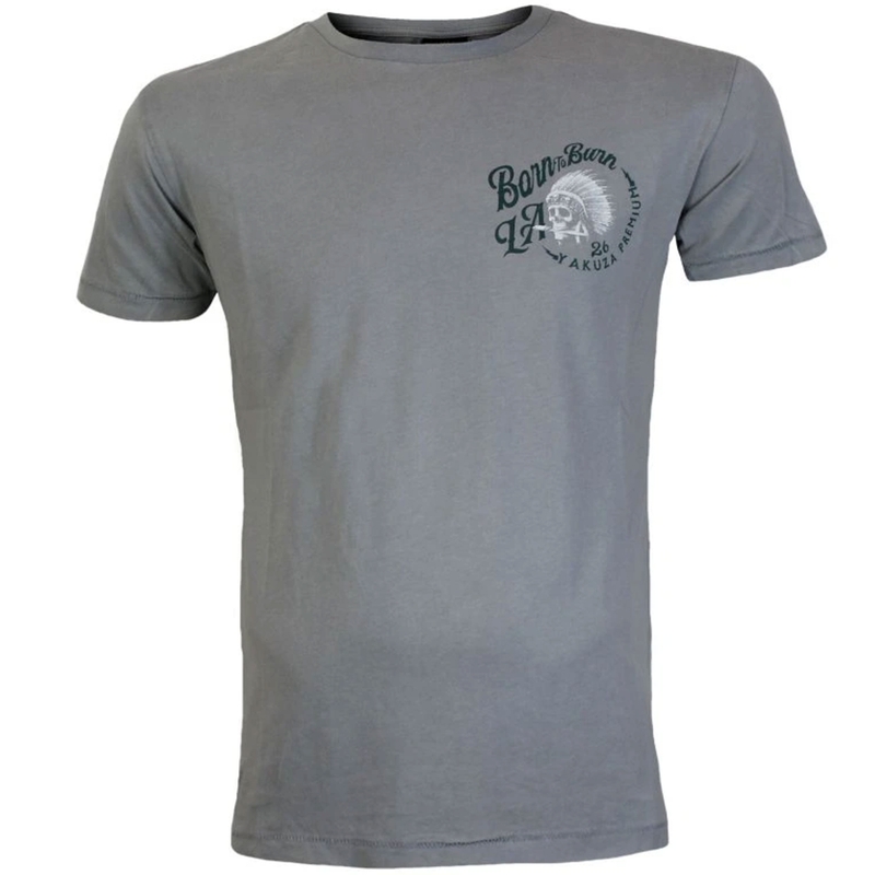 Yakuza Premium Rude and Rough T-Shirt - Los Angeles grau