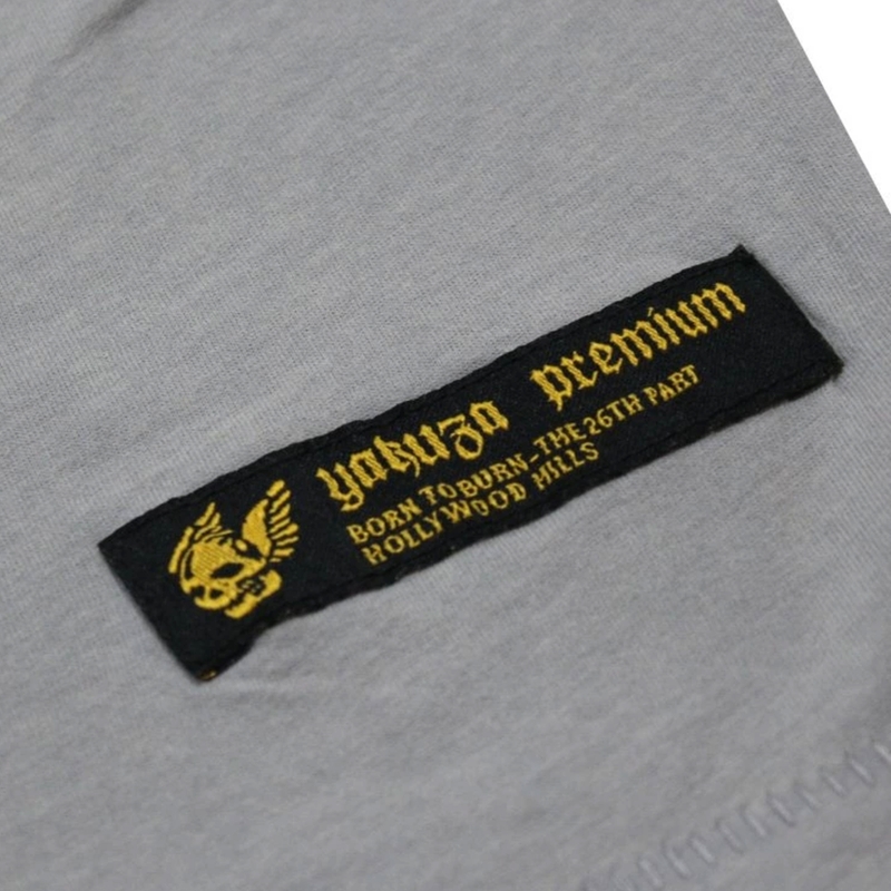 Yakuza Premium Rude and Rough T-Shirt - Los Angeles grau