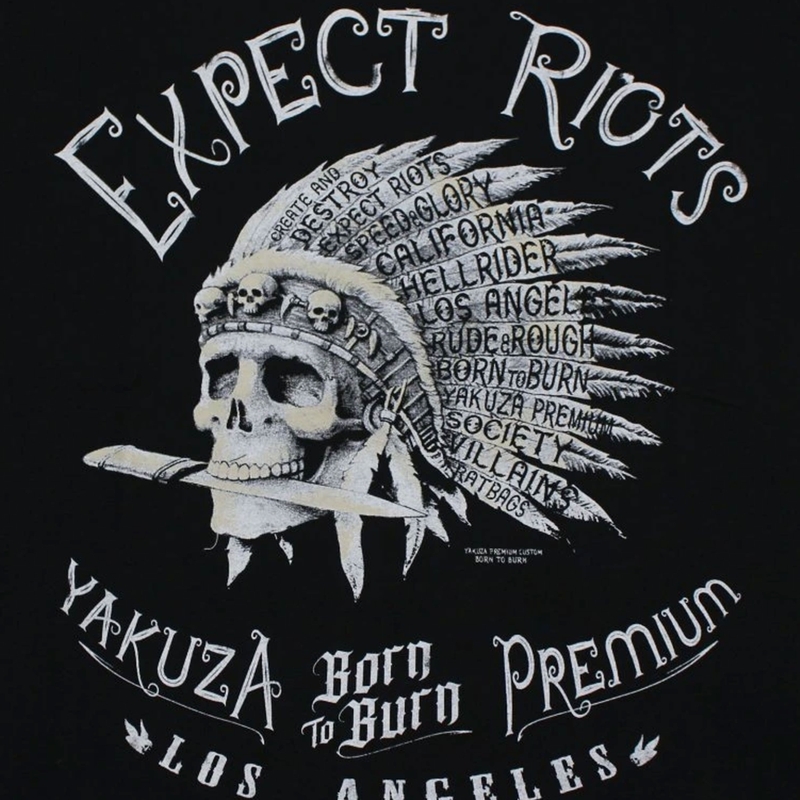 Yakuza Premium Expect Riots T-Shirt - Los Angeles schwarz