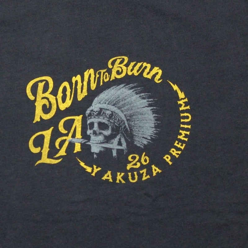 Yakuza Premium Rude and Rough T-Shirt - Los Angeles dunkelblau