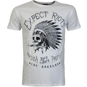 Yakuza Premium Expect Riots T-Shirt - Los Angeles weiß