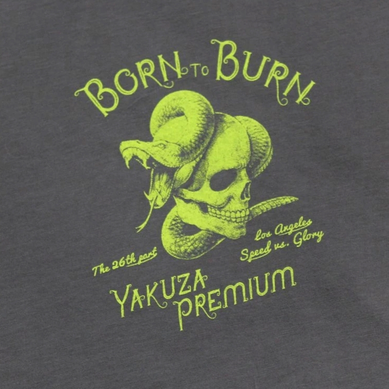 Yakuza Premium Speed und Swashbuckler T-Shirt dunkelgrau
