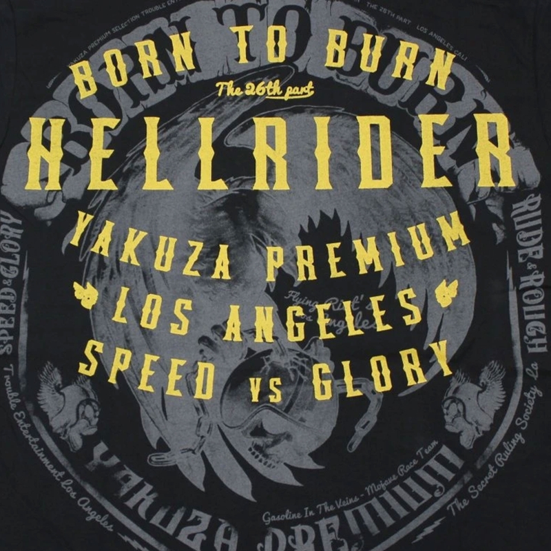 Yakuza Premium Hellrider T-Shirt schwarz