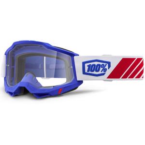 100% Accuri 2 Kolby Motocrossbrille mit klarem Plexiglas