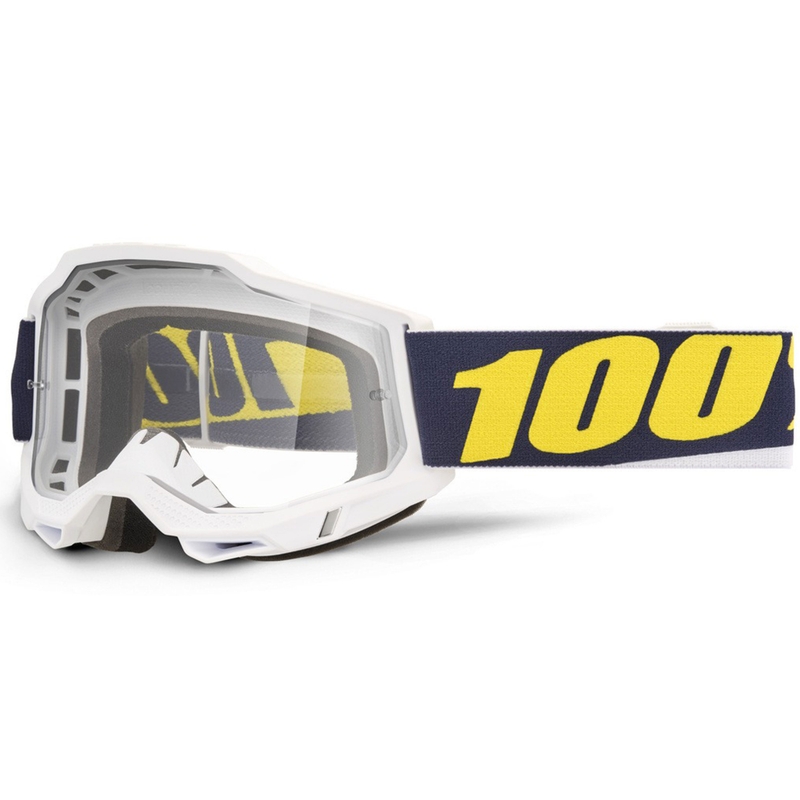 100% Accuri 2 Torc Motocross-Brille mit klarem Plexiglas