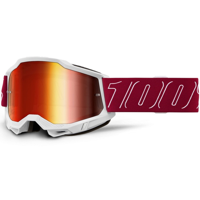 100% Accuri 2 Redline Motocross-Brille mit roter Linse