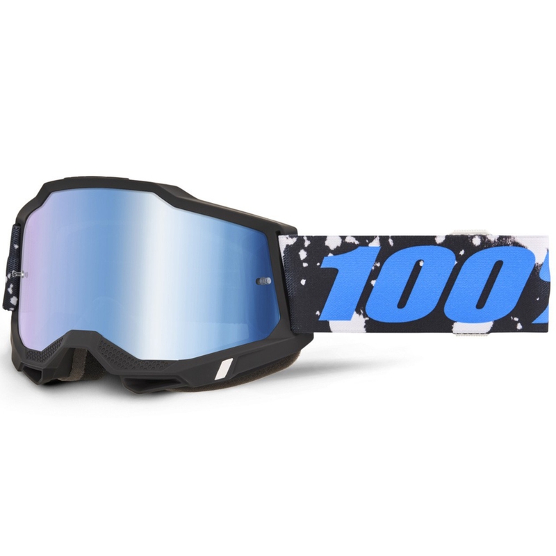 100% Accuri 2 Callisto Motocrossbrille mit blauem Plexiglas