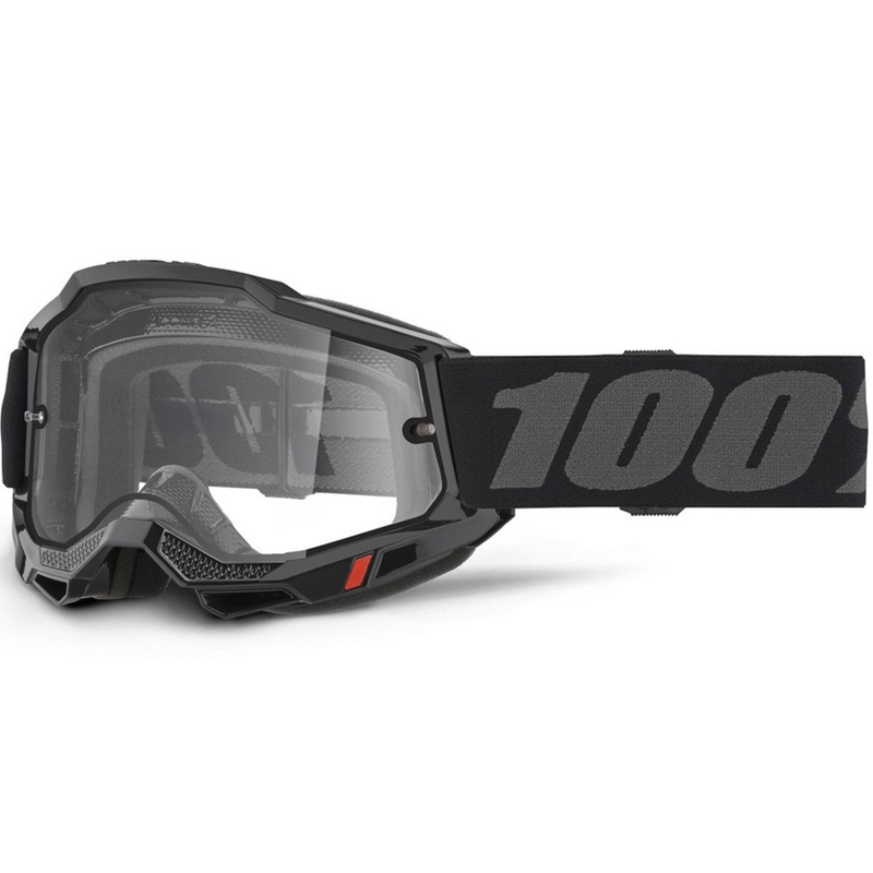 100% Accuri 2 Enduro Motocrossbrille mit klarem Plexiglas