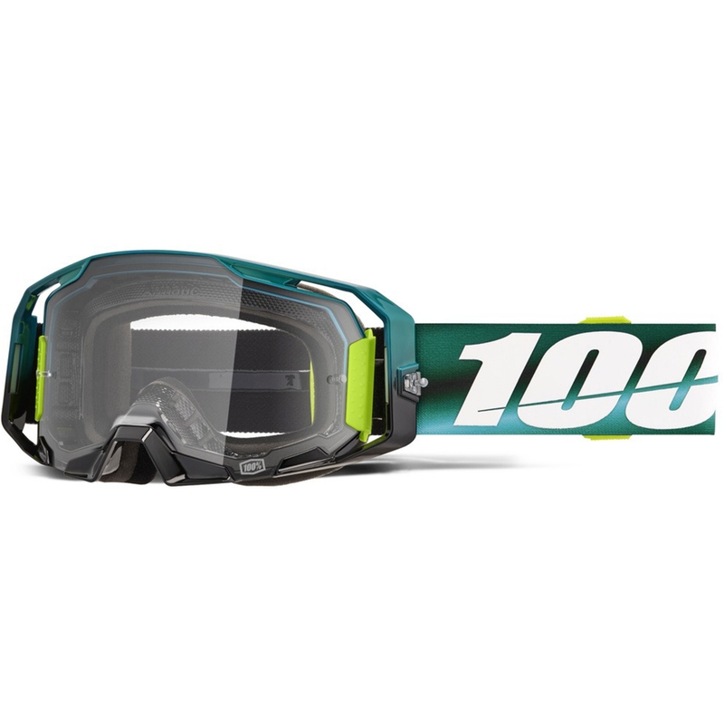 100 % ARmatic Polarity Motocross-Brille mit klarem Plexiglas