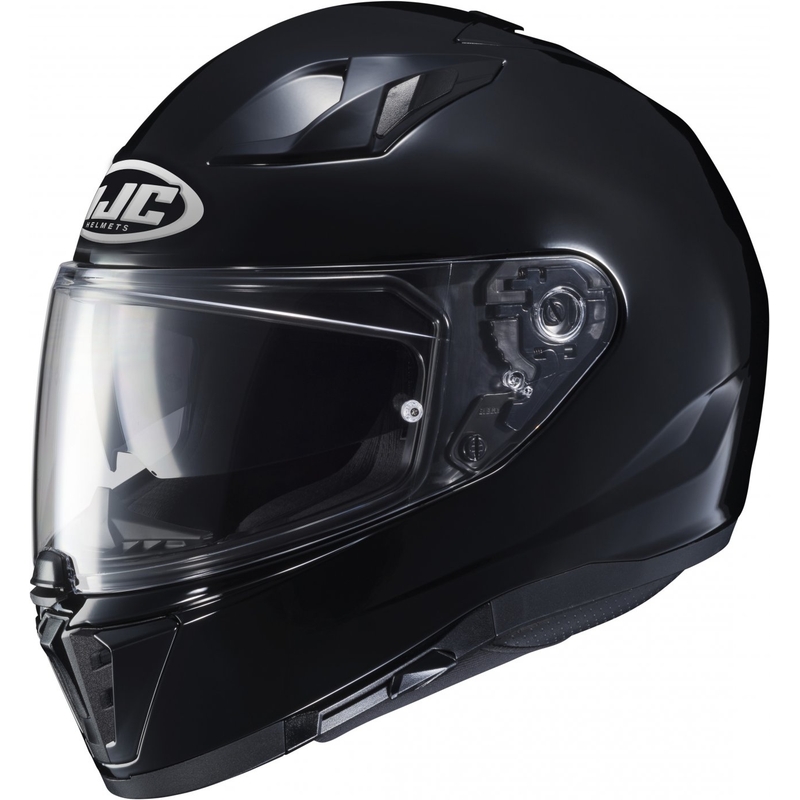 HJC i70 integral Motorradhelm schwarz glänzend Ausverkauf