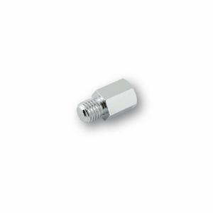 Adapter für Highsider Smart Spiegel von Rechtsgewinde M8 auf Rechtsgewinde M10, chrom