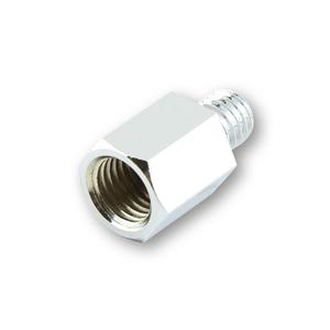 Adapter für Highsider Smart Spiegel von Rechtsgewinde M10 auf Rechtsgewinde M8 chrom