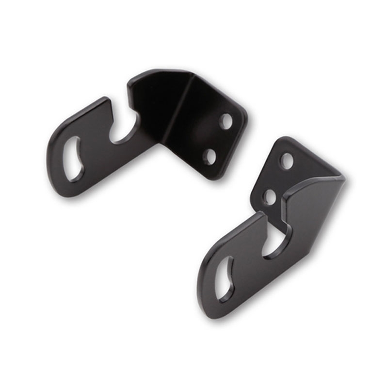 Original Highsider Pro Blinkerhalter für Aprilia/BMW/Triumph/Yamaha Motorrad Kennzeichen, schwarz
