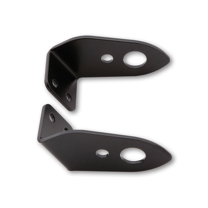 Original Highsider Pro Blinkerhalter für Honda Motorrad Kennzeichen, schwarz