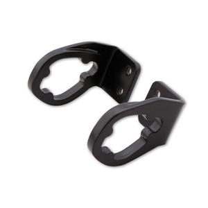 Original LED-Blinkerhalter Highsider Pro für Ducati Motorrad-Kennzeichen, schwarz