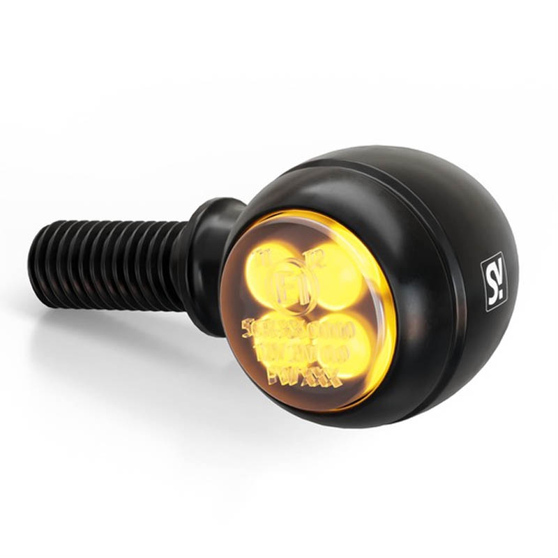 Motorradblinker Highsider Smart Circula-S LED 3in1 schwarz