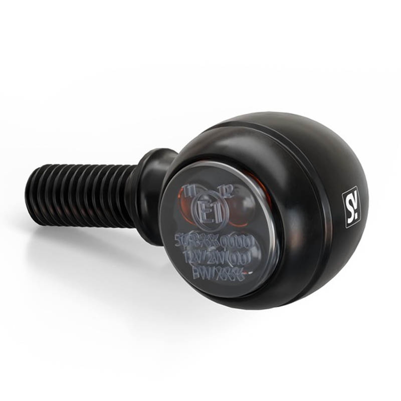Motorradblinker Highsider Smart Circula-S LED 3in1 schwarz
