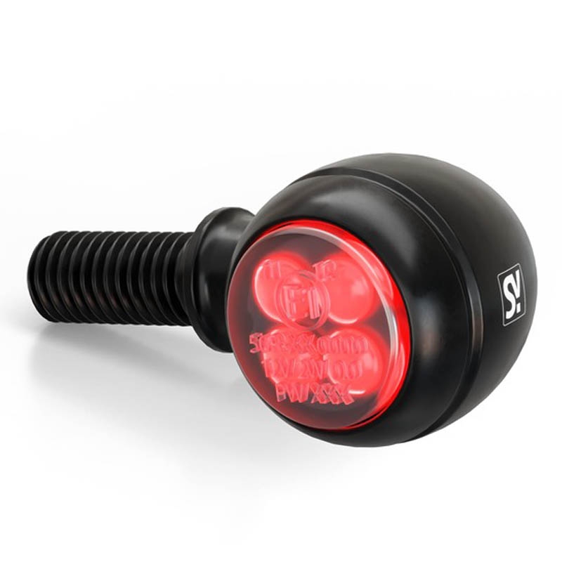 Motorradblinker Highsider Smart Circula-S LED 3in1 schwarz