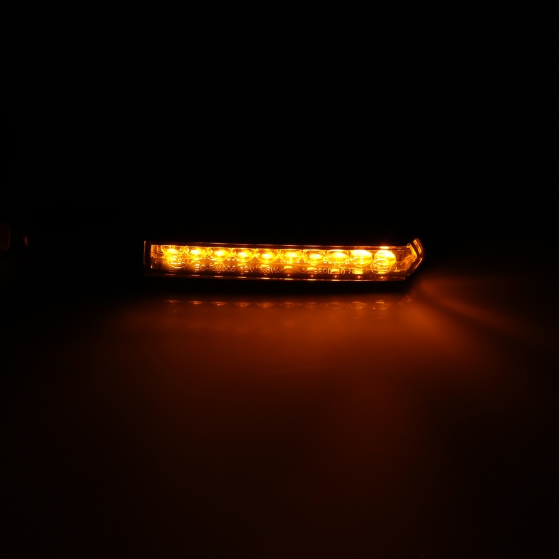Motorradblinker Highsider Smart Run-TS LED schwarz