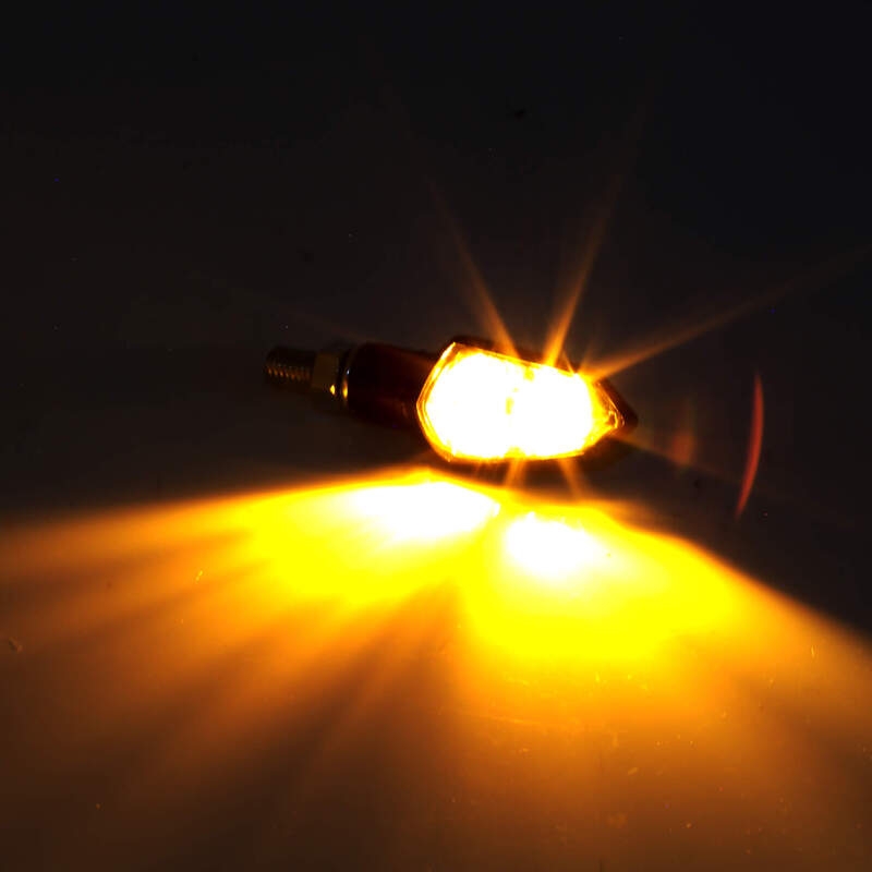 Motorradblinker Highsider Smart Nova LED schwarz