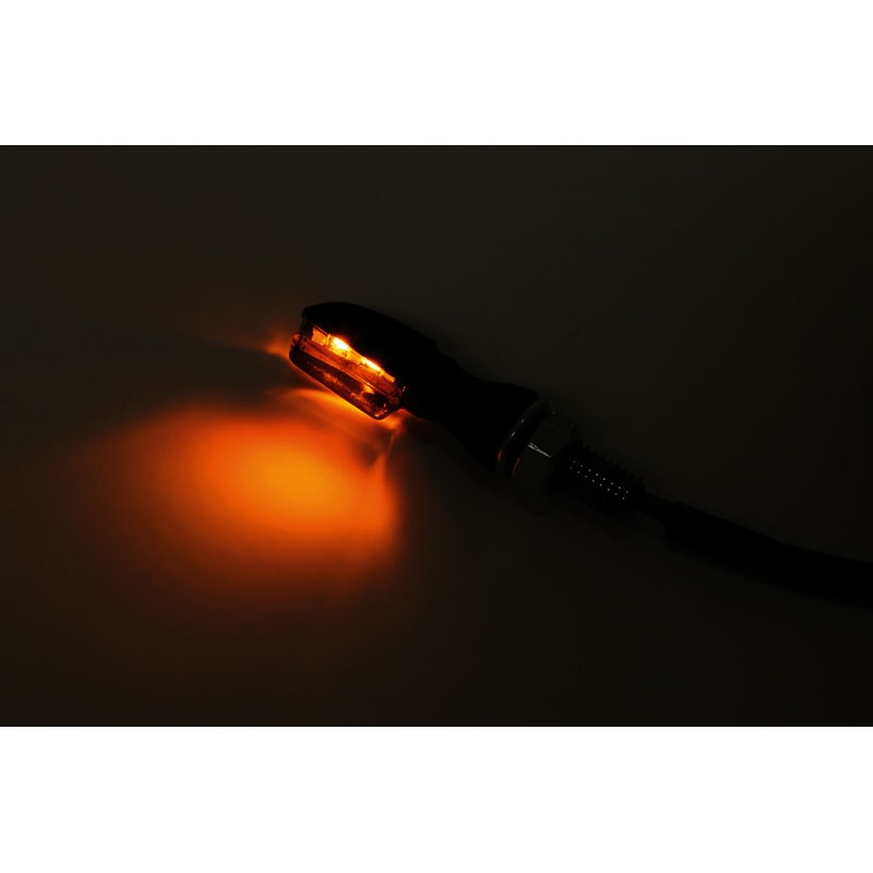 Motorradblinker Highsider Smart SPARK LED schwarz mit Rauchglas
