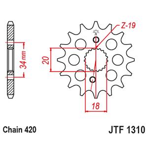 Ritzel JT JTF 1310-15 15T, 420