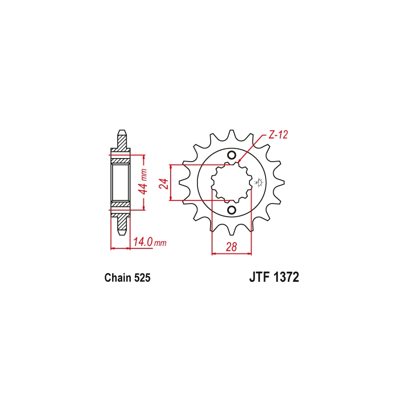 Ritzel JT 17T, 525