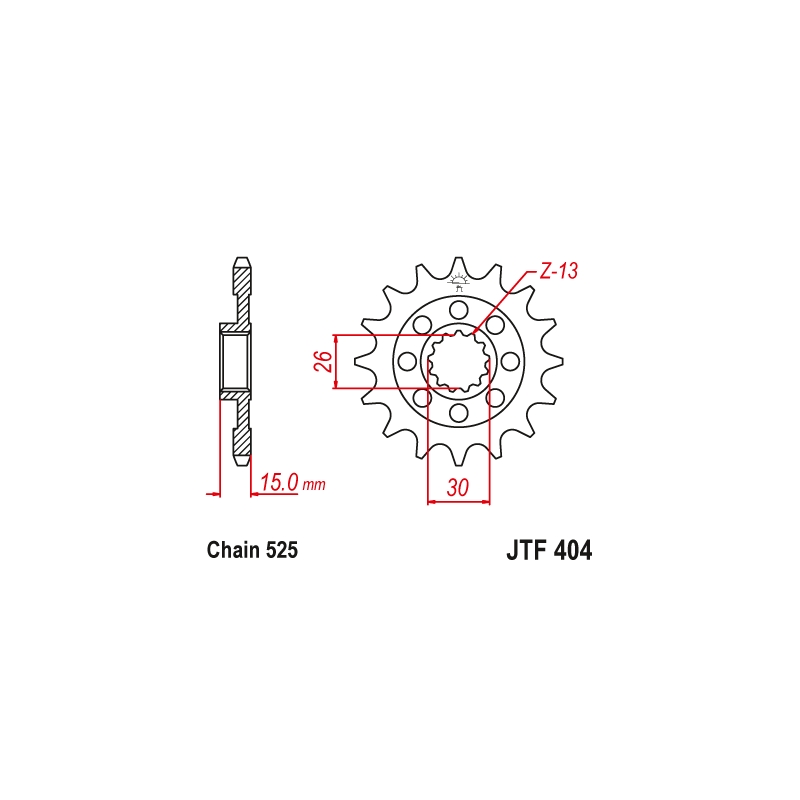Ritzel JT 17T, 525