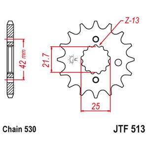 Ritzel JT JTF 513-16 16T, 530