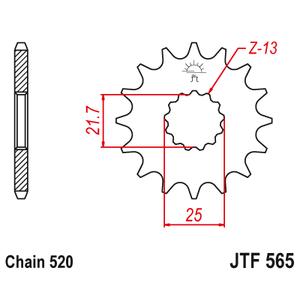 Ritzel JT JTF 565-15 15T, 520