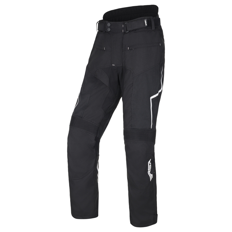 RSA Bolt Motorrad Cropped Hose Schwarz-Weiß