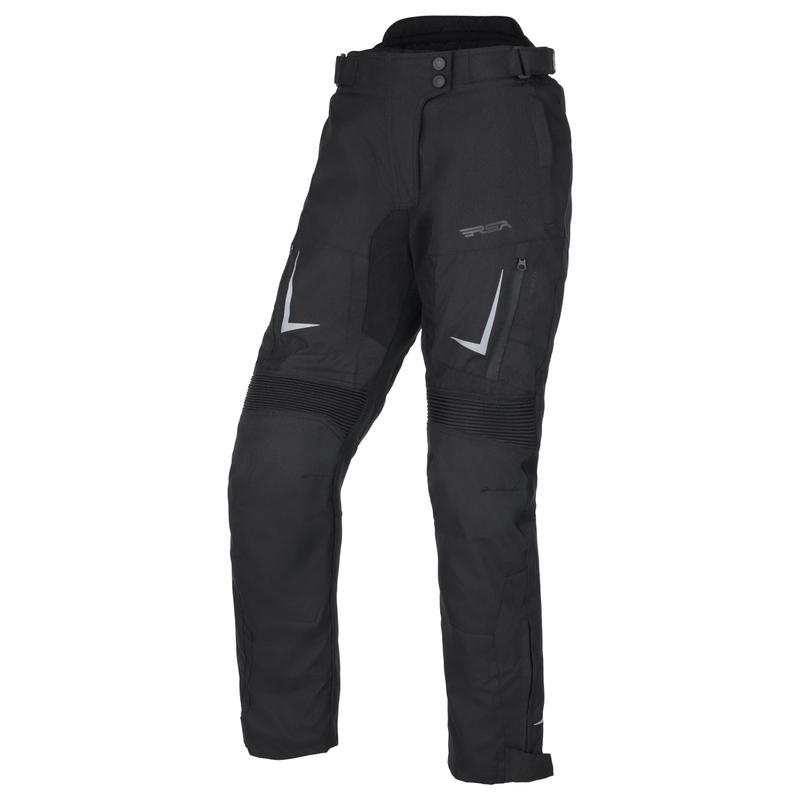 RSA EXO 2 Damen Motorrad Cropped Hose Schwarz