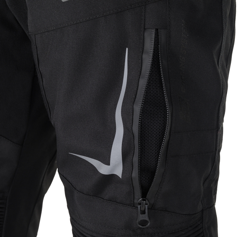 RSA EXO 2 Damen Motorrad Cropped Hose Schwarz