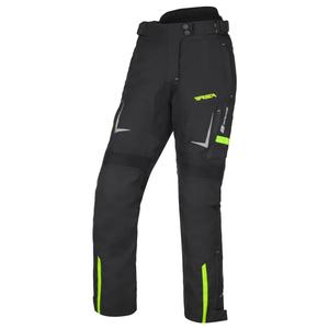 Motorradshorts RSA EXO 2 Schwarz-Neongelb Damen