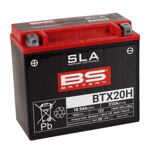 Werkaktivierte Motorradbatterie BS-BATTERY BTX20 (FA) (YTX20 (FA))