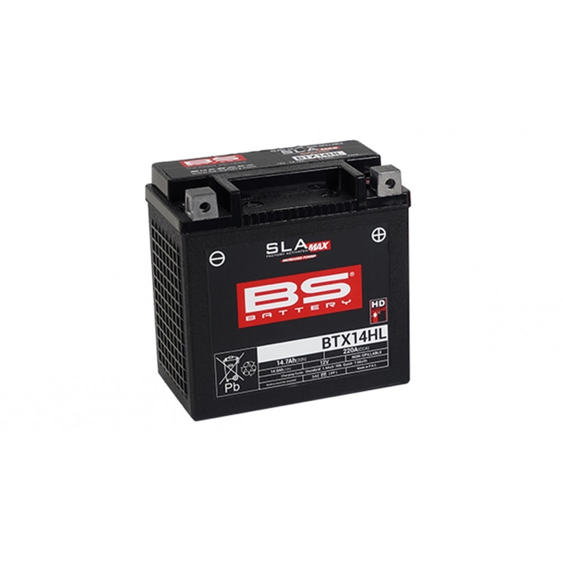 Werkaktivierte Motorradbatterie BS-BATTERY SLA MAX