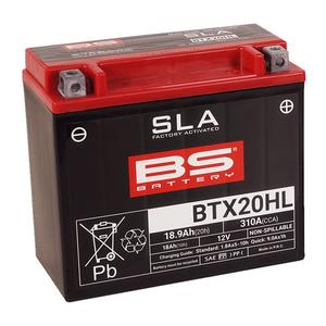 Werkaktivierte Motorradbatterie BS-BATTERY BTX20HL (FA) (YTX20HL (FA)) SLA