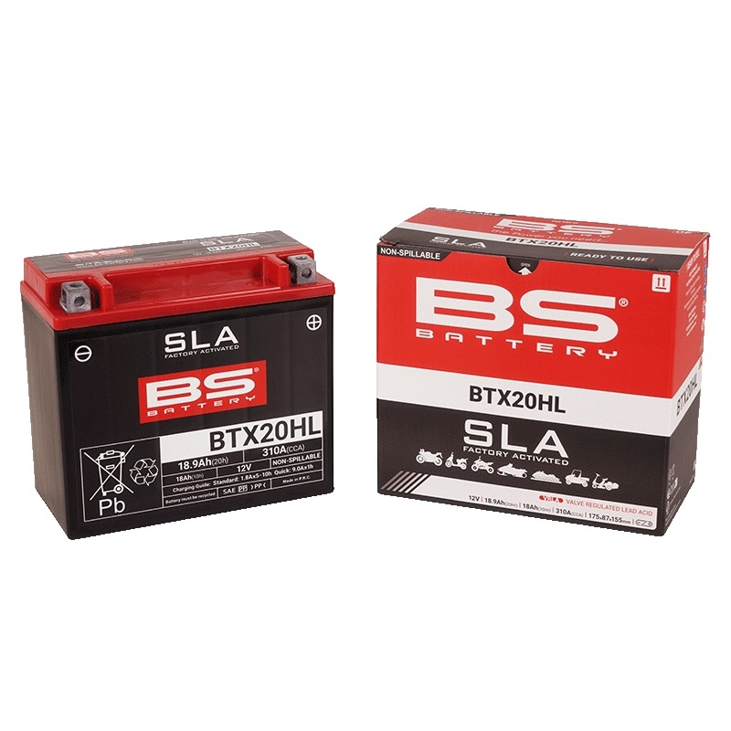 Werkaktivierte Motorradbatterie BS-BATTERY SLA
