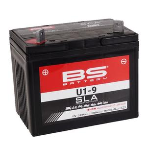Werkaktivierte Motorradbatterie BS-BATTERY U1-9 SLA (12N24-4A) (FA)