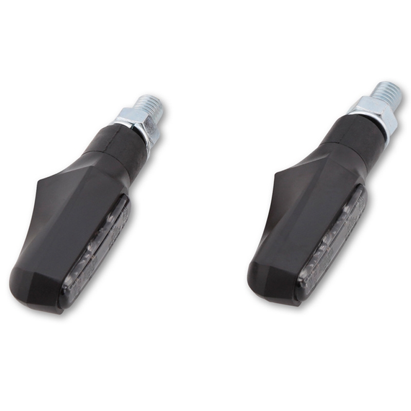 Motorradblinker Highsider Smart Shorty Fin schwarz