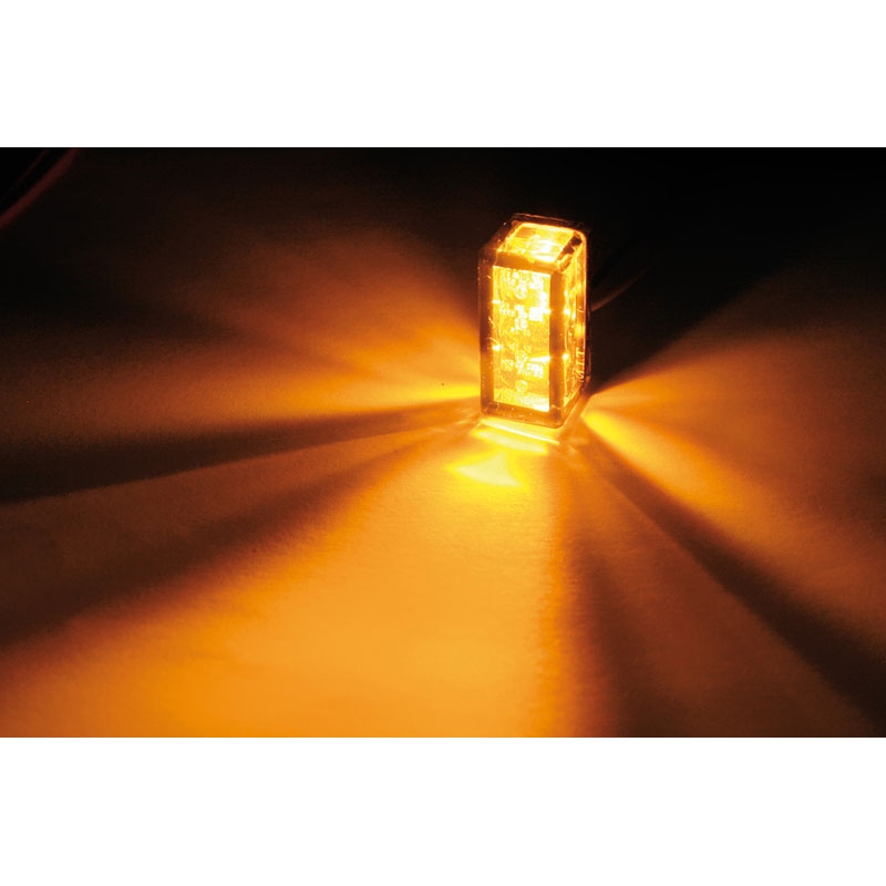 Motorradblinker Highsider Smart Cube-V LED schwarz