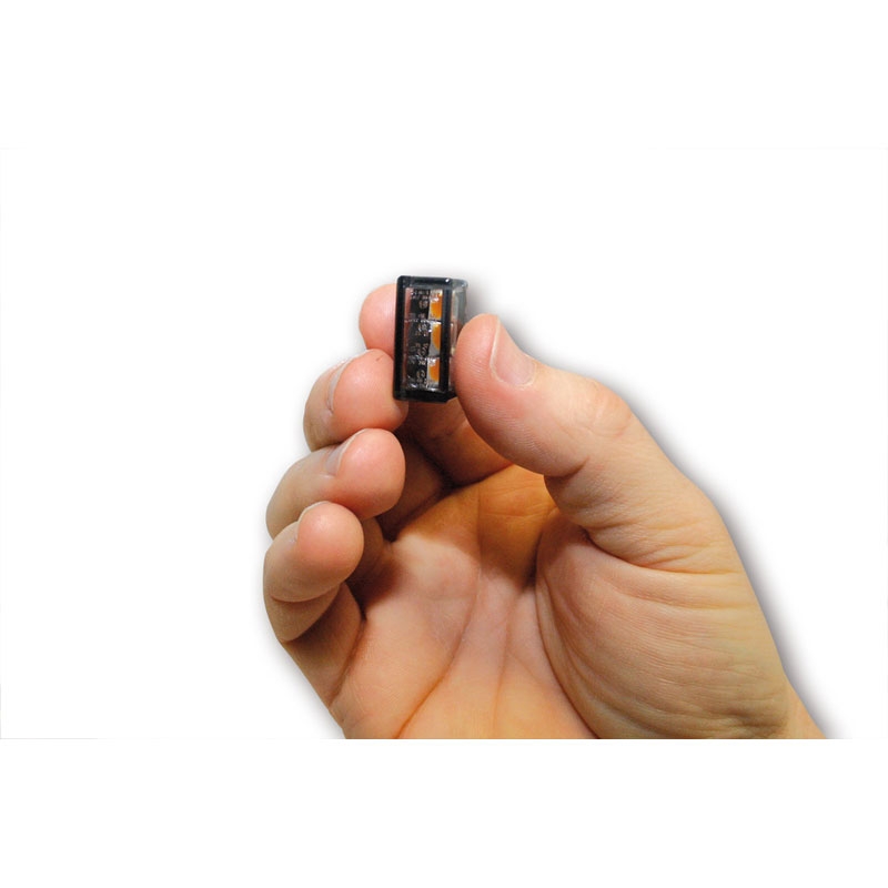 Motorradblinker Highsider Smart Cube-V LED schwarz