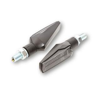 Motorradblinker Highsider Smart Fineline LED 2in1 schwarz