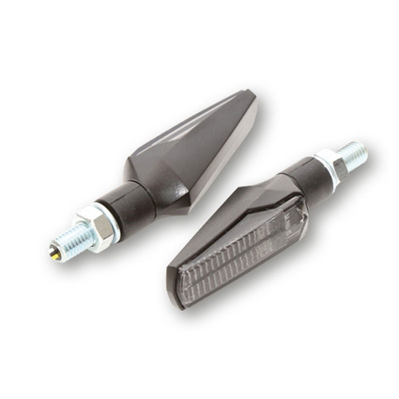 Motorradblinker Highsider Smart Fineline LED 2in1 schwarz