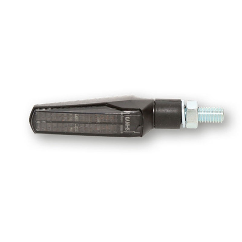 Motorradblinker Highsider Smart Fineline LED 2in1 schwarz