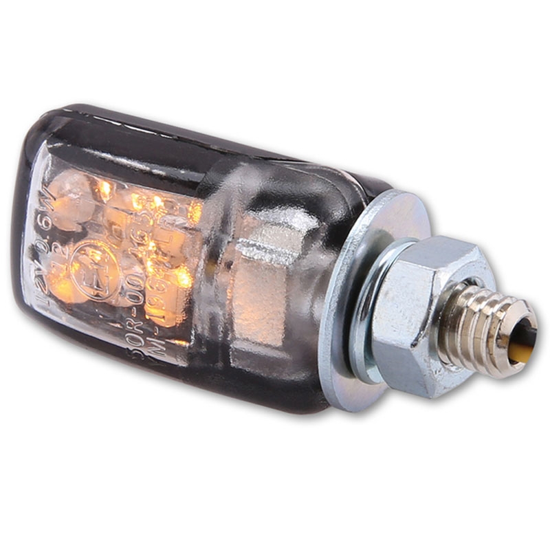 Motorradblinker Highsider Smart Picco LED schwarz