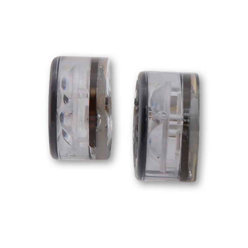 Motorradblinker Highsider Smart Module Sixteen LED 2in1 rauchgrau