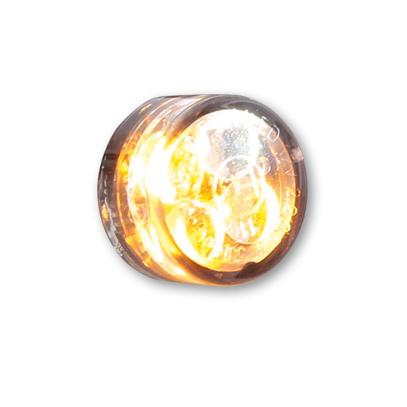 Motorradblinker Highsider Smart Module Sixteen LED 2in1 rauchgrau
